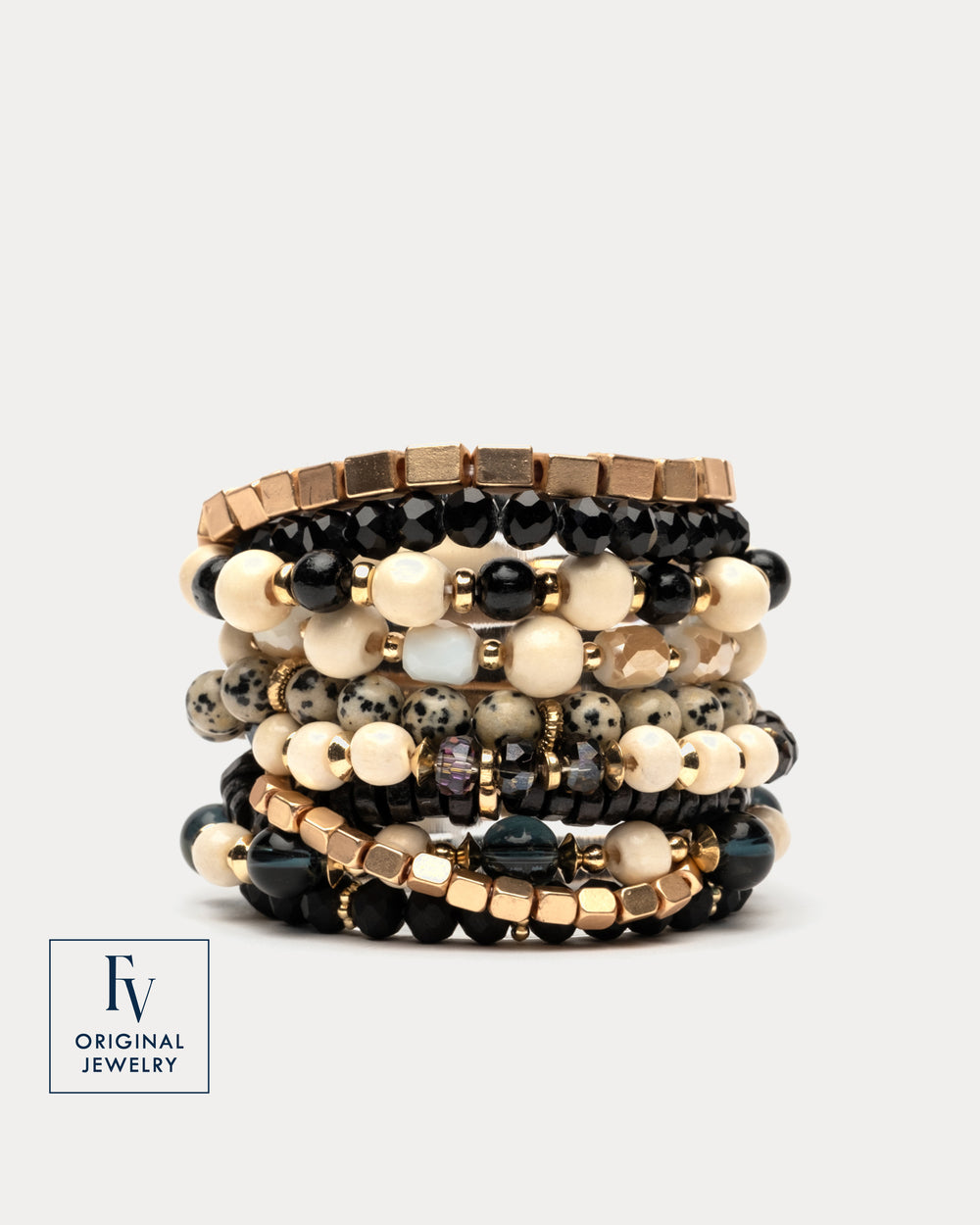 Large Stacked Bracelet - Manhattan Jewelry Frances Valentine