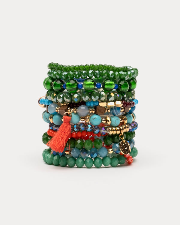 Marigot Beaded Stacked Bracelet - Frances Valentine