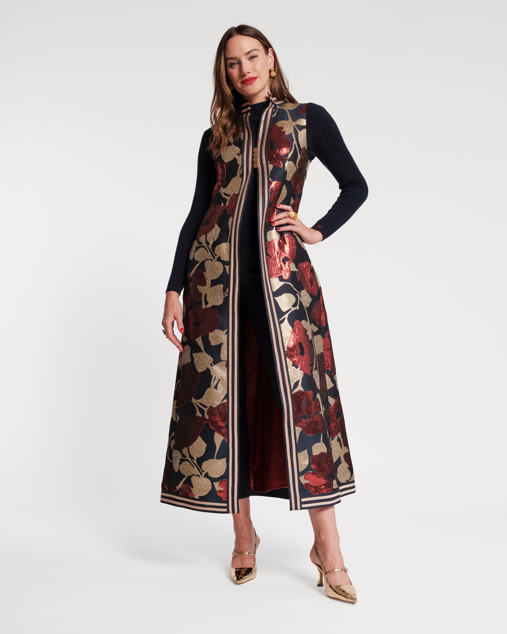 Susie Jacket - Floating Floral Jacquard