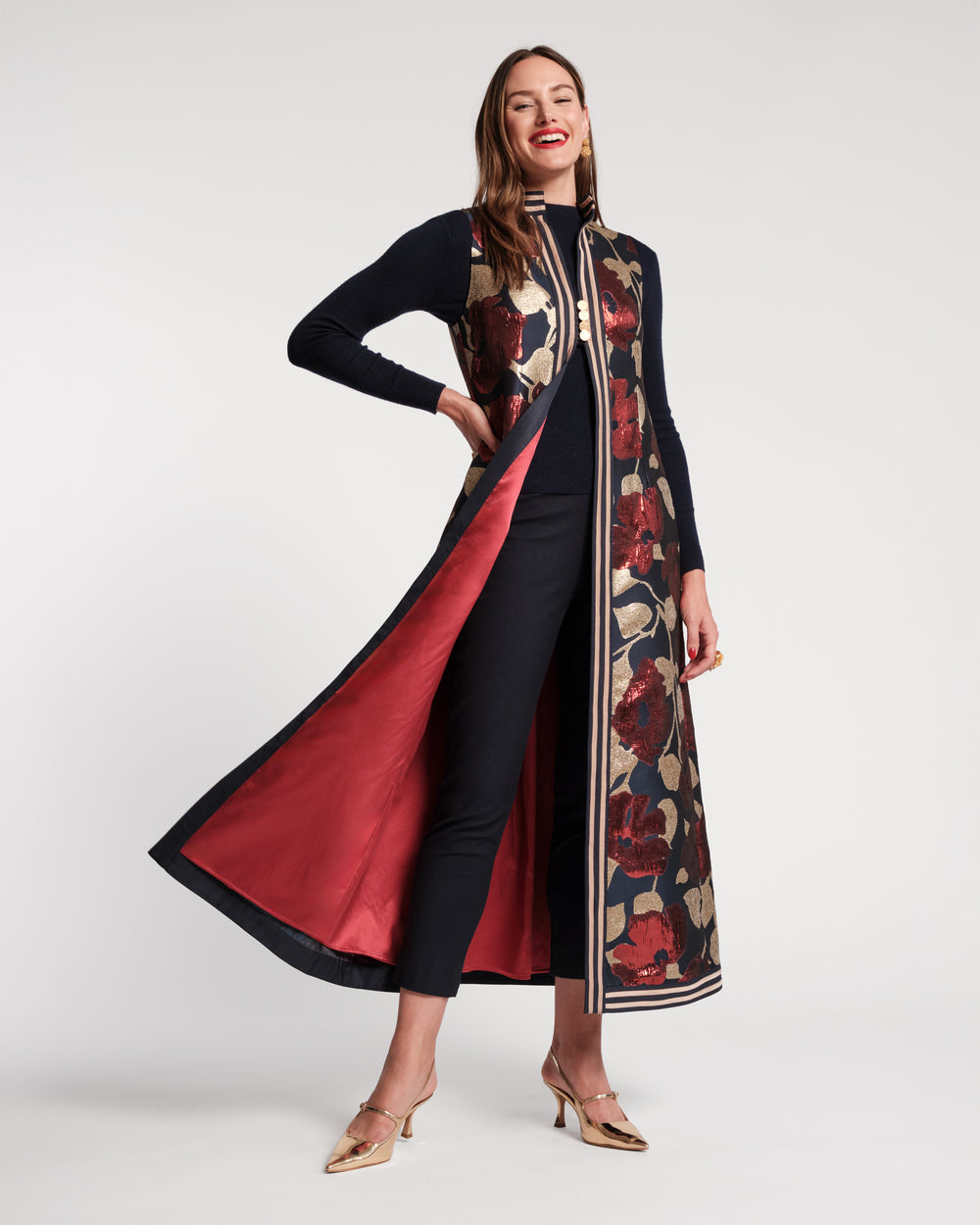 Susie Jacket - Floating Floral Jacquard