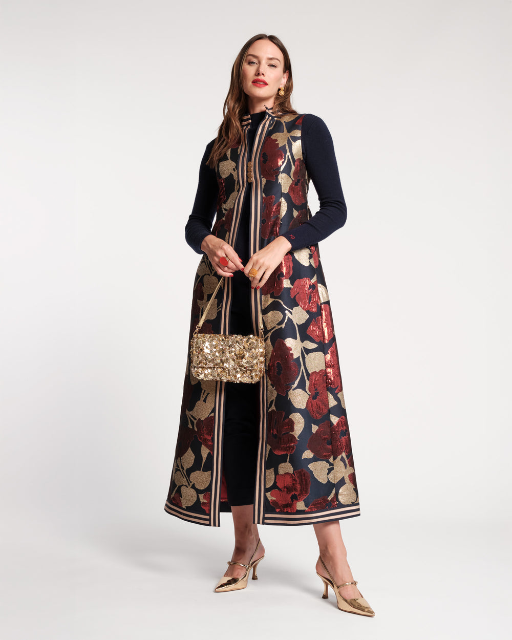 Susie Jacket - Floating Floral Jacquard
