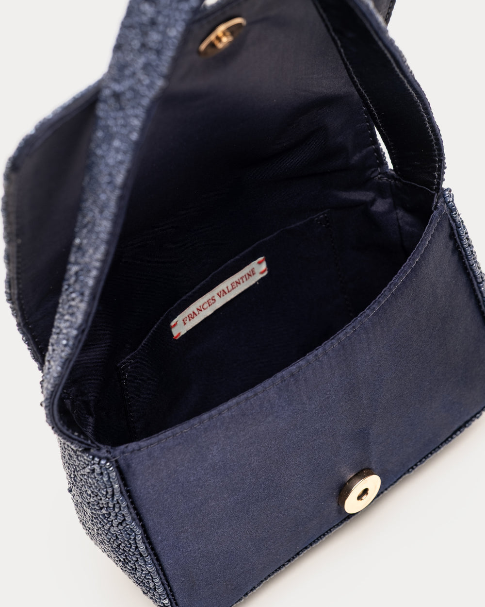 Tini Beaded Bag - Paradise Poppy Navy/Multi - Frances Valentine