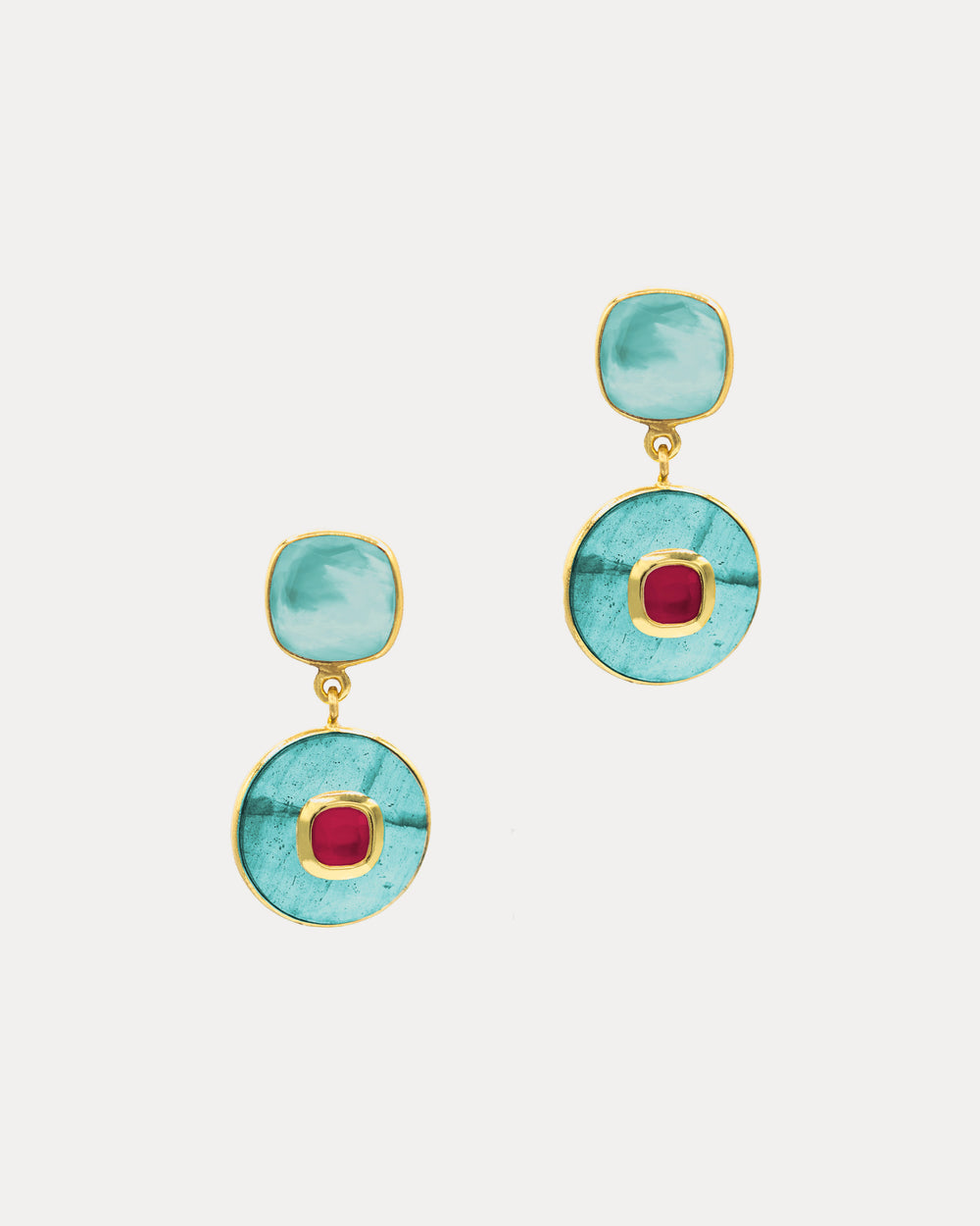 Inelda Earring - Blue Earrings Frances Valentine