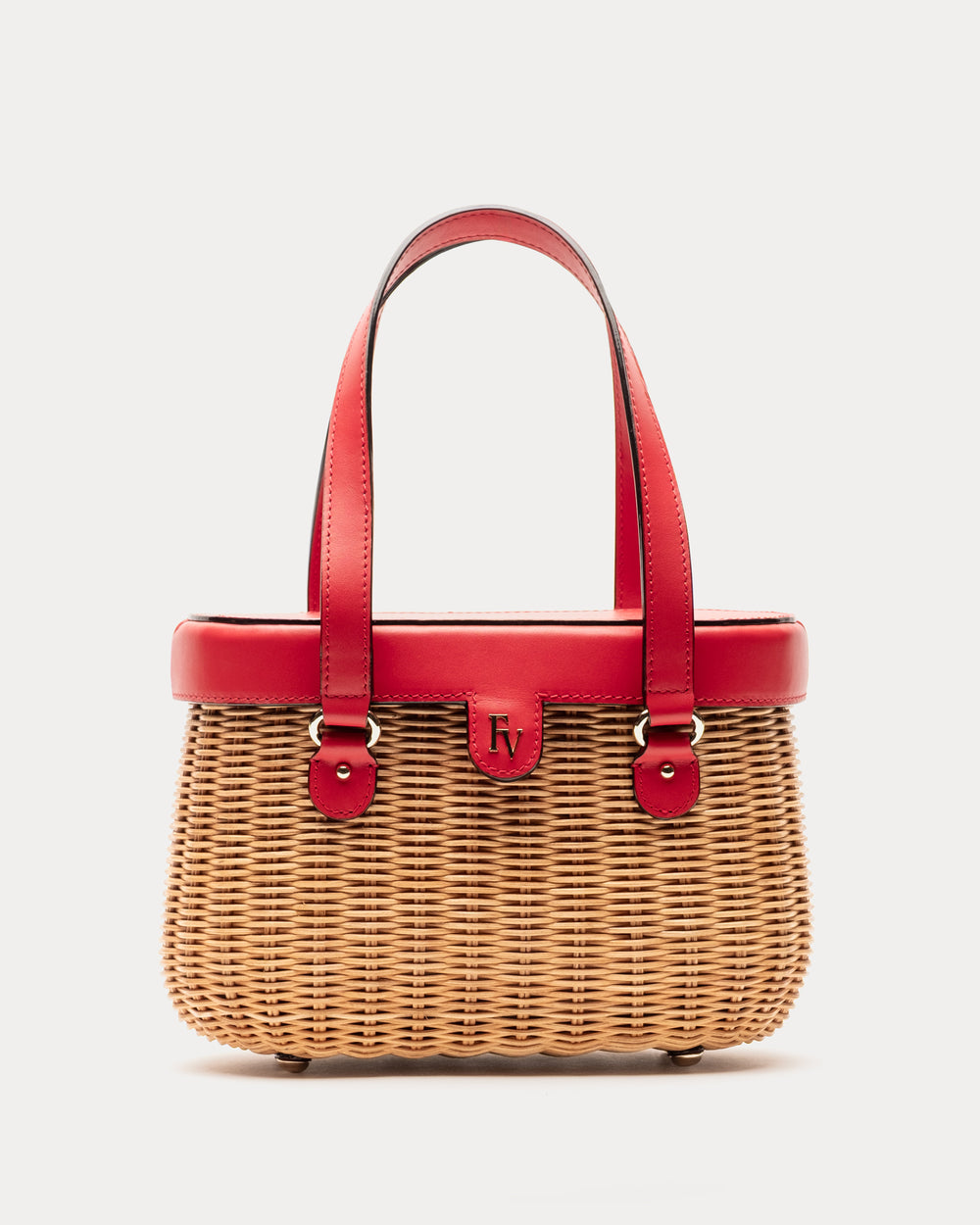 Willow Wicker Basket - Red - Frances Valentine