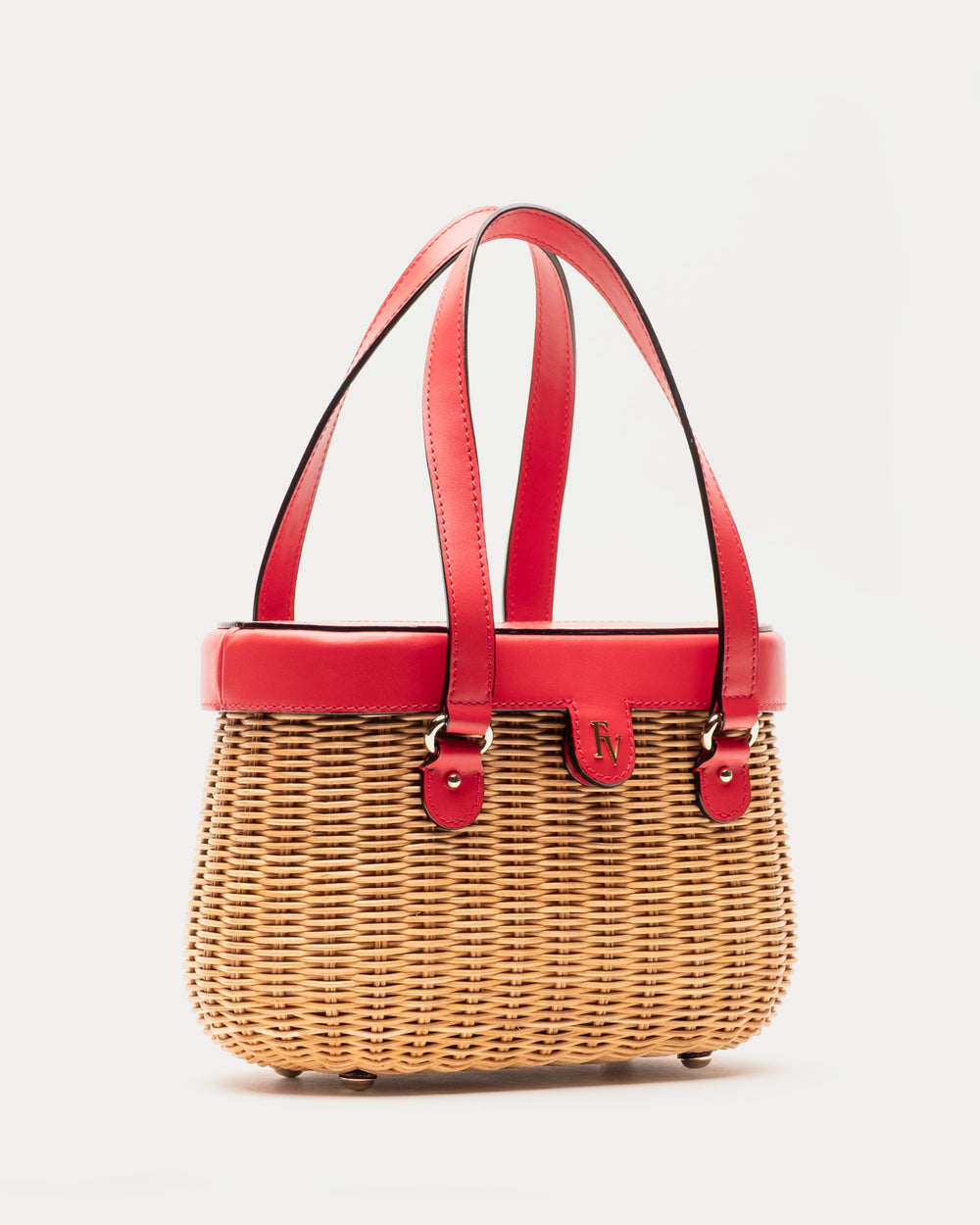 Willow Wicker Basket - Red - Frances Valentine