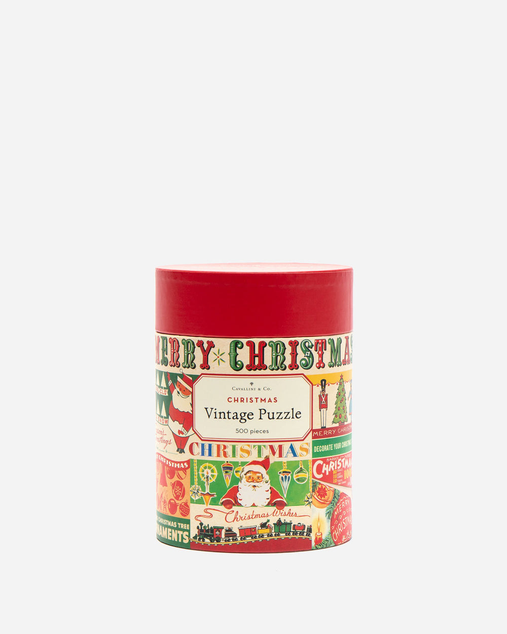 Vintage Christmas Puzzle Gift Cavallini & Co