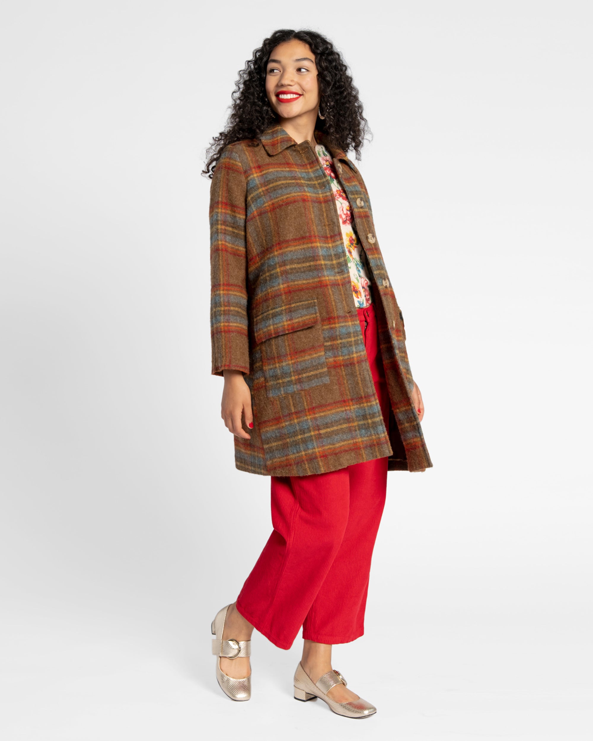 Wool Barn Jacket Andrews Plaid