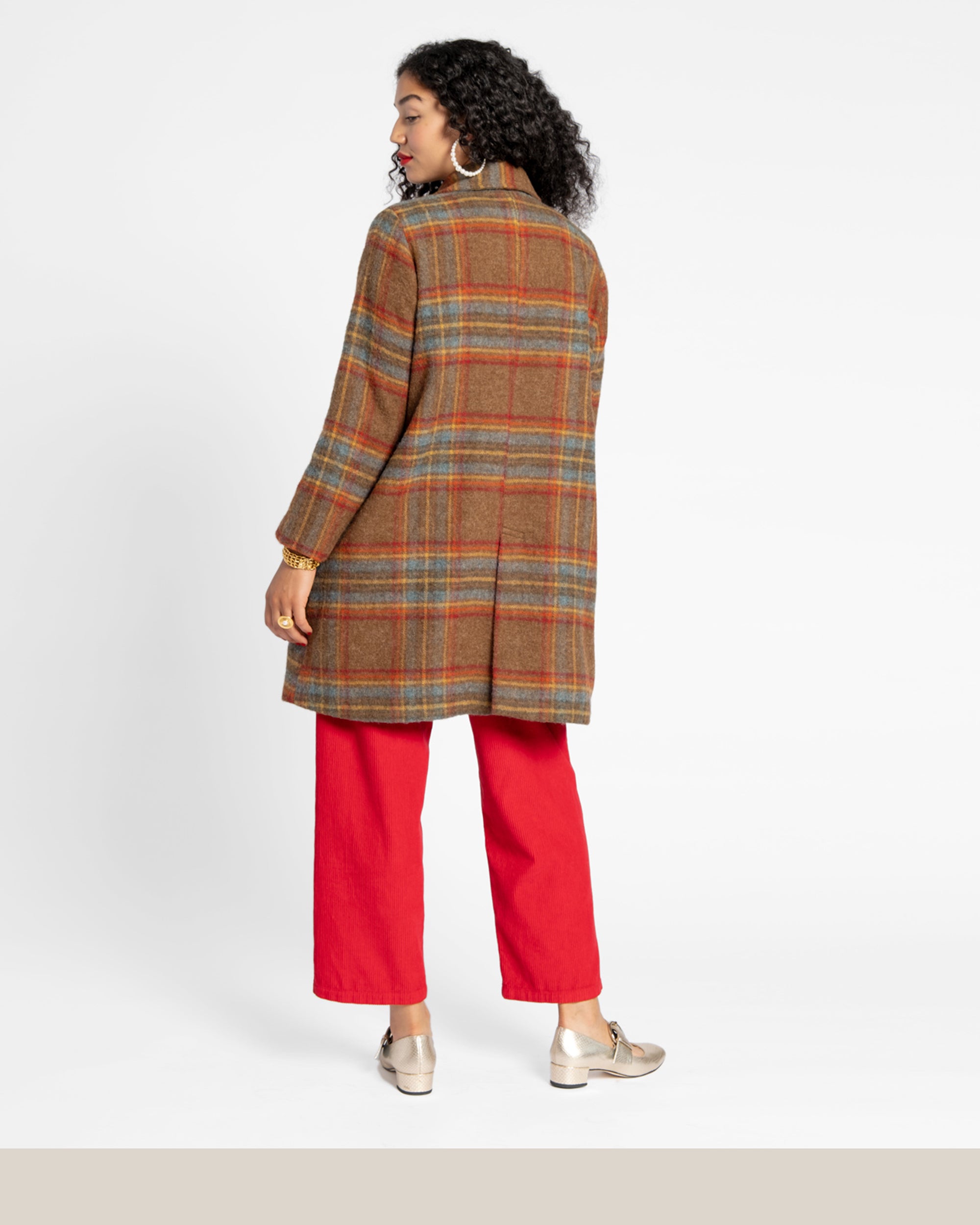 Wool Barn Jacket Andrews Plaid