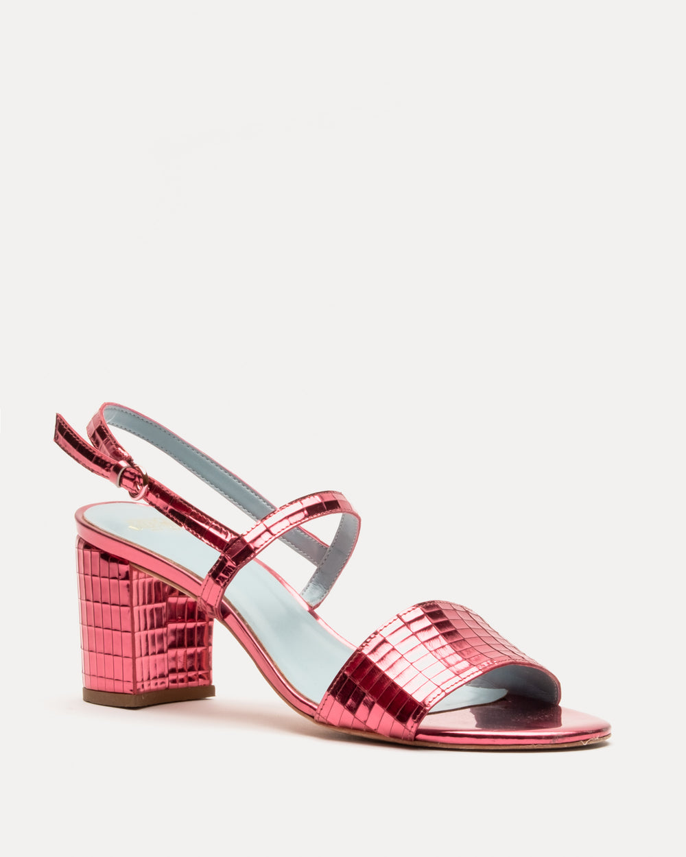Bettina Disco Sandal - Leather Pink - Frances Valentine