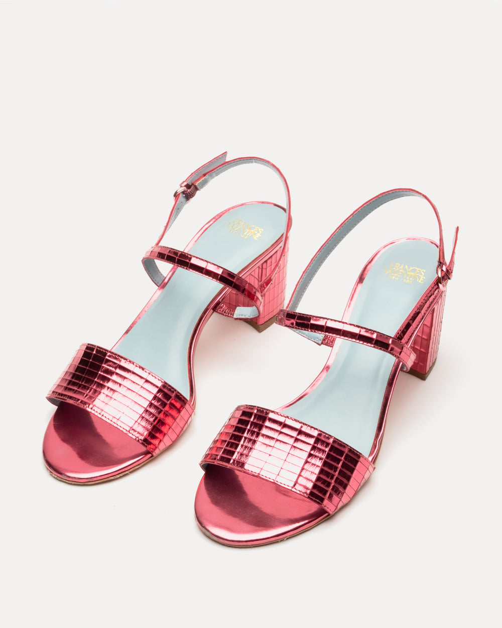 Bettina Disco Sandal - Leather Pink - Frances Valentine