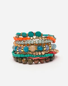 Oaxaca Beaded Stacked Bracelet - Frances Valentine