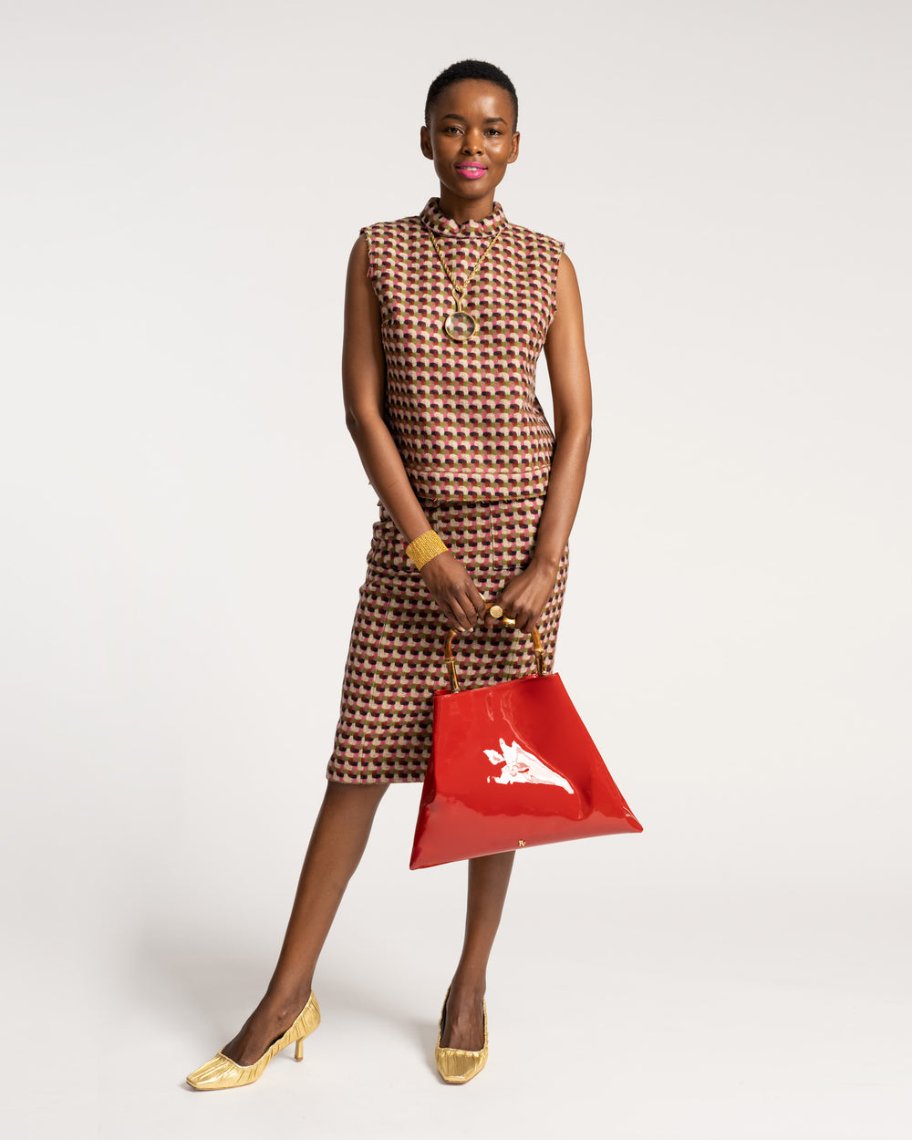 Colette Plaid Wool Top - Frances Valentine