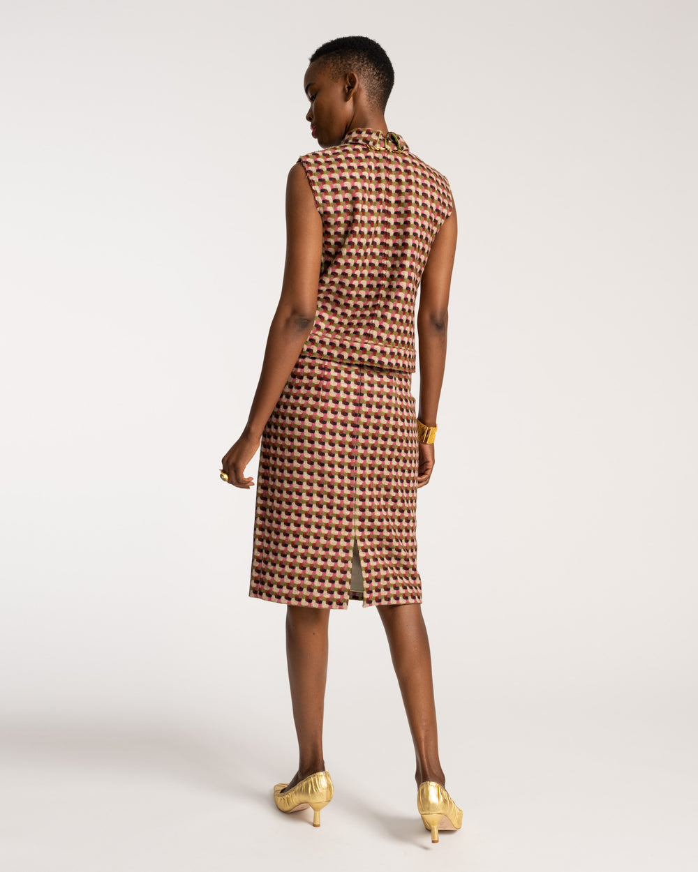 Colette Plaid Wool Top - Frances Valentine