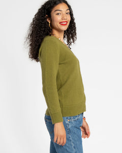 Collegiate Sweater Green - Frances Valentine