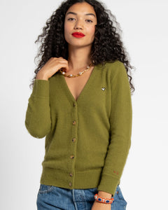 Collegiate Sweater Green - Frances Valentine