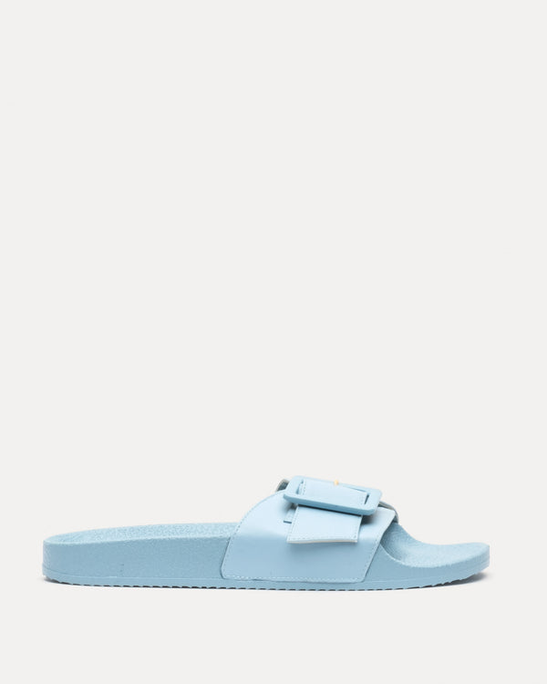 Daisy Slide - Vegan Leather Light Blue - Frances Valentine