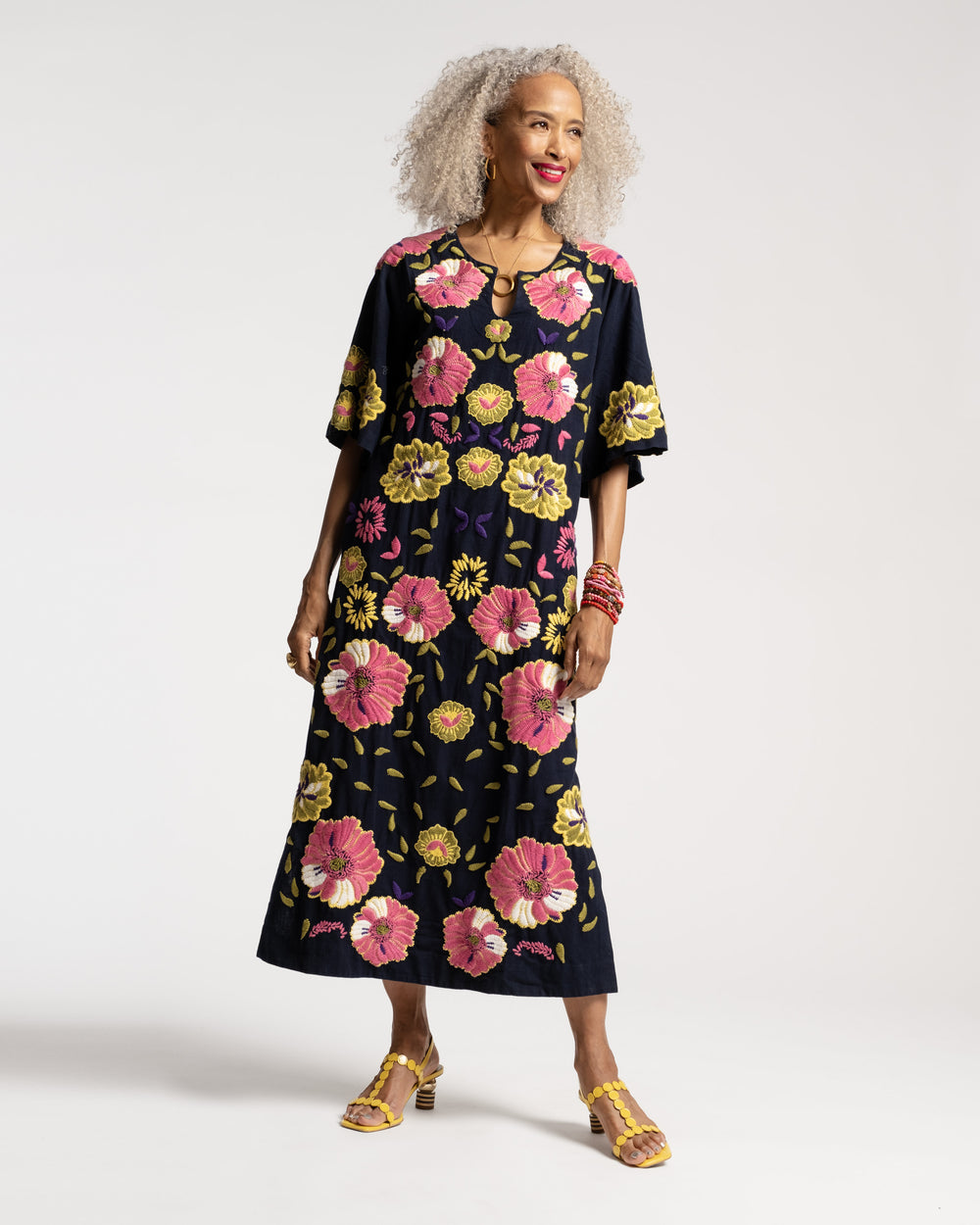 Dreamy Caftan - African Daisy - Frances Valentine