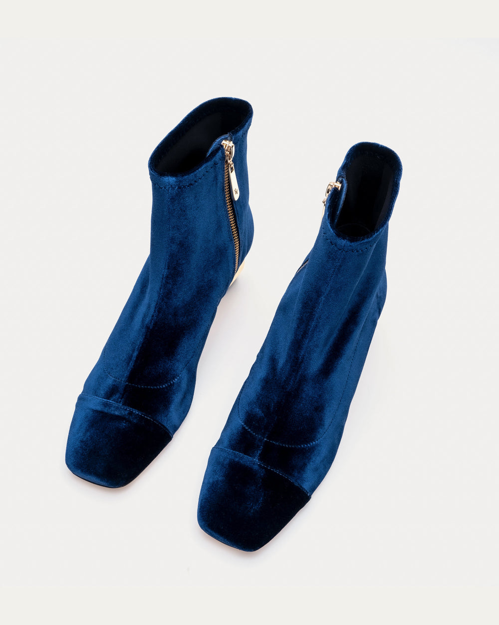 Marnie Boot - Velvet Navy - Frances Valentine