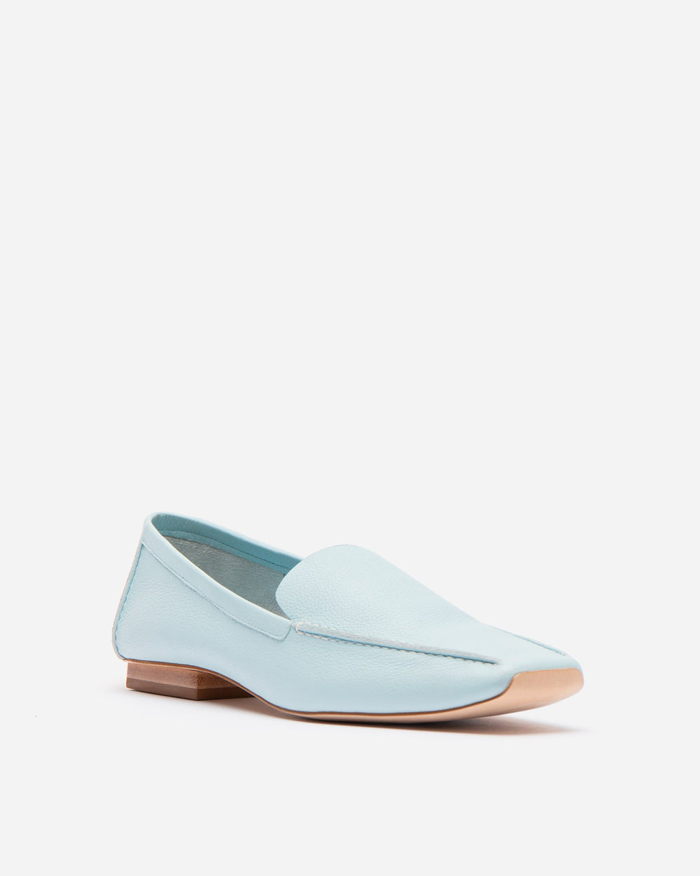 Elyce Loafer - Leather Light Blue - Frances Valentine