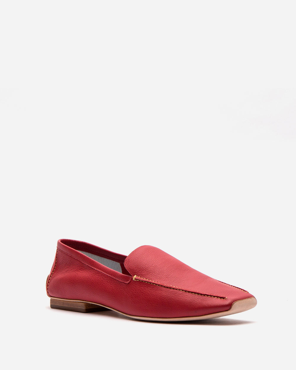 Elyce Loafer - Leather Red - Frances Valentine