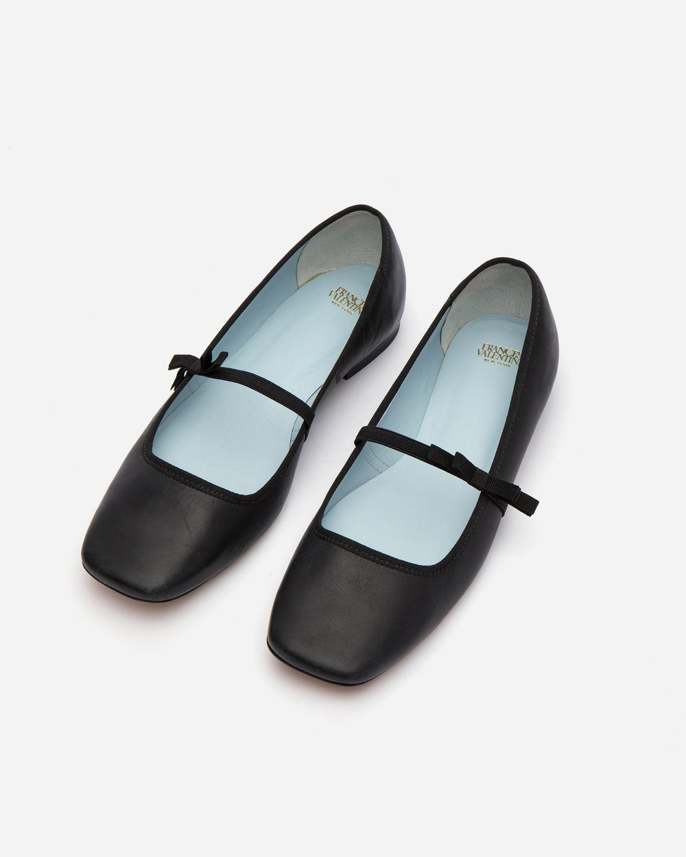 Jude Mary Jane Flat - Leather Black - Frances Valentine