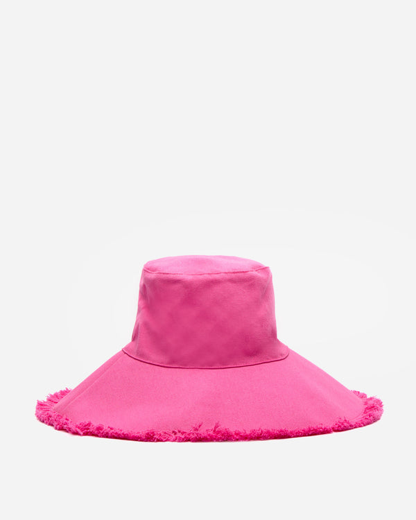 Canvas Fringe Hat - Pink - Frances Valentine