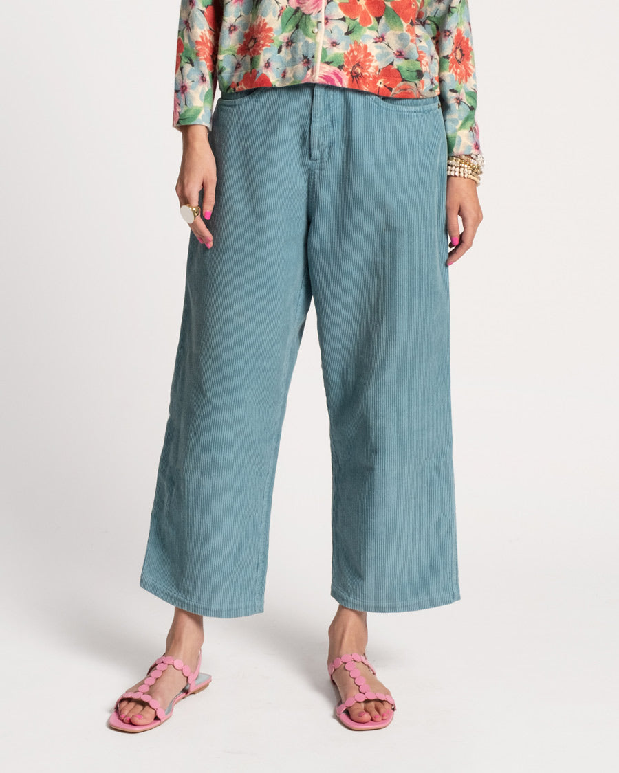 Jane Corduroy Pant - Light Blue - Frances Valentine