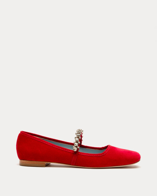 Precious Mary Jane - Velvet Red - Frances Valentine