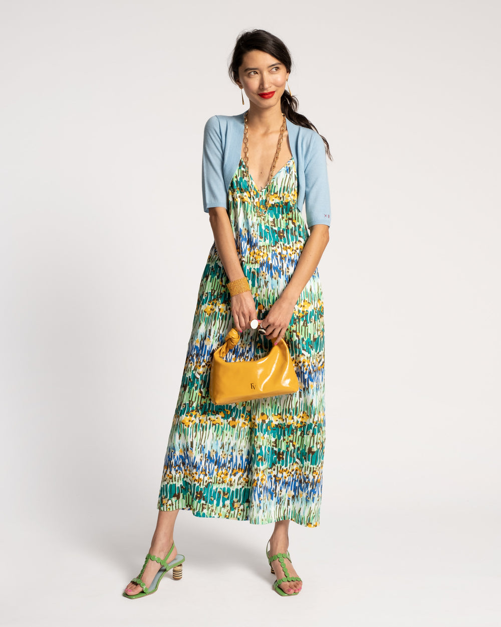 Cheree Tank Jumpsuit Meadow Print Jumpsuits & Rompers Frances Valentine