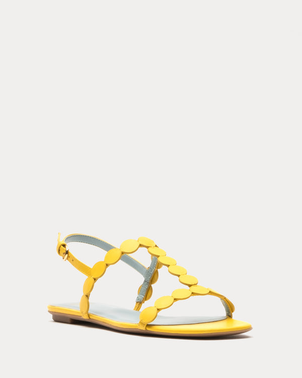 Kiki Mini Dot Flat - Yellow - Frances Valentine