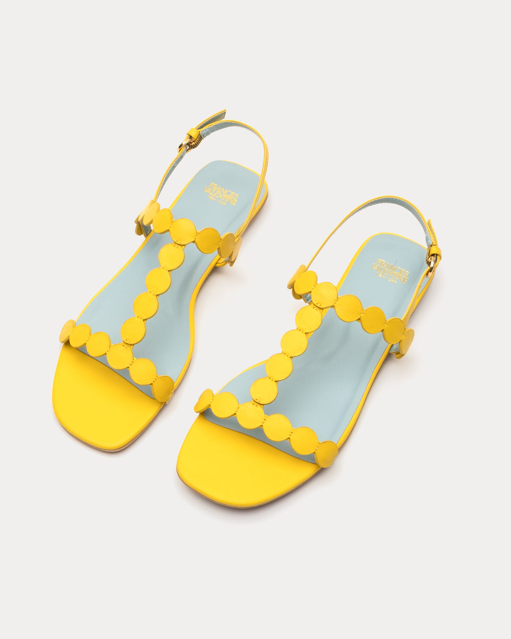 Kiki Mini Dot Flat - Yellow - Frances Valentine