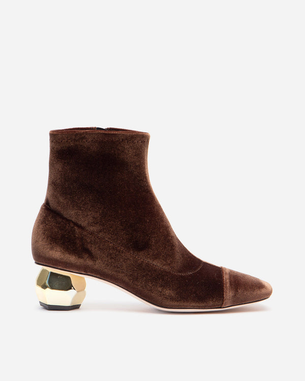 Marnie Boot - Velvet Chocolate - Frances Valentine