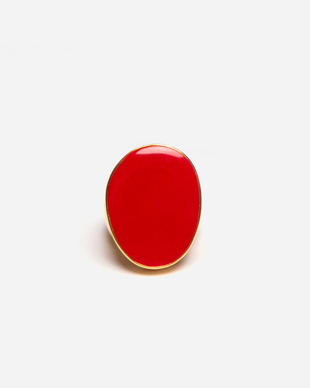 Enamel Palette Ring Red - Frances Valentine