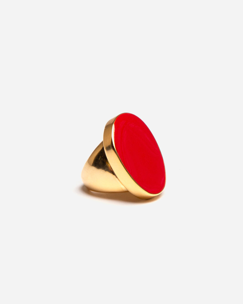 Enamel Palette Ring Red - Frances Valentine