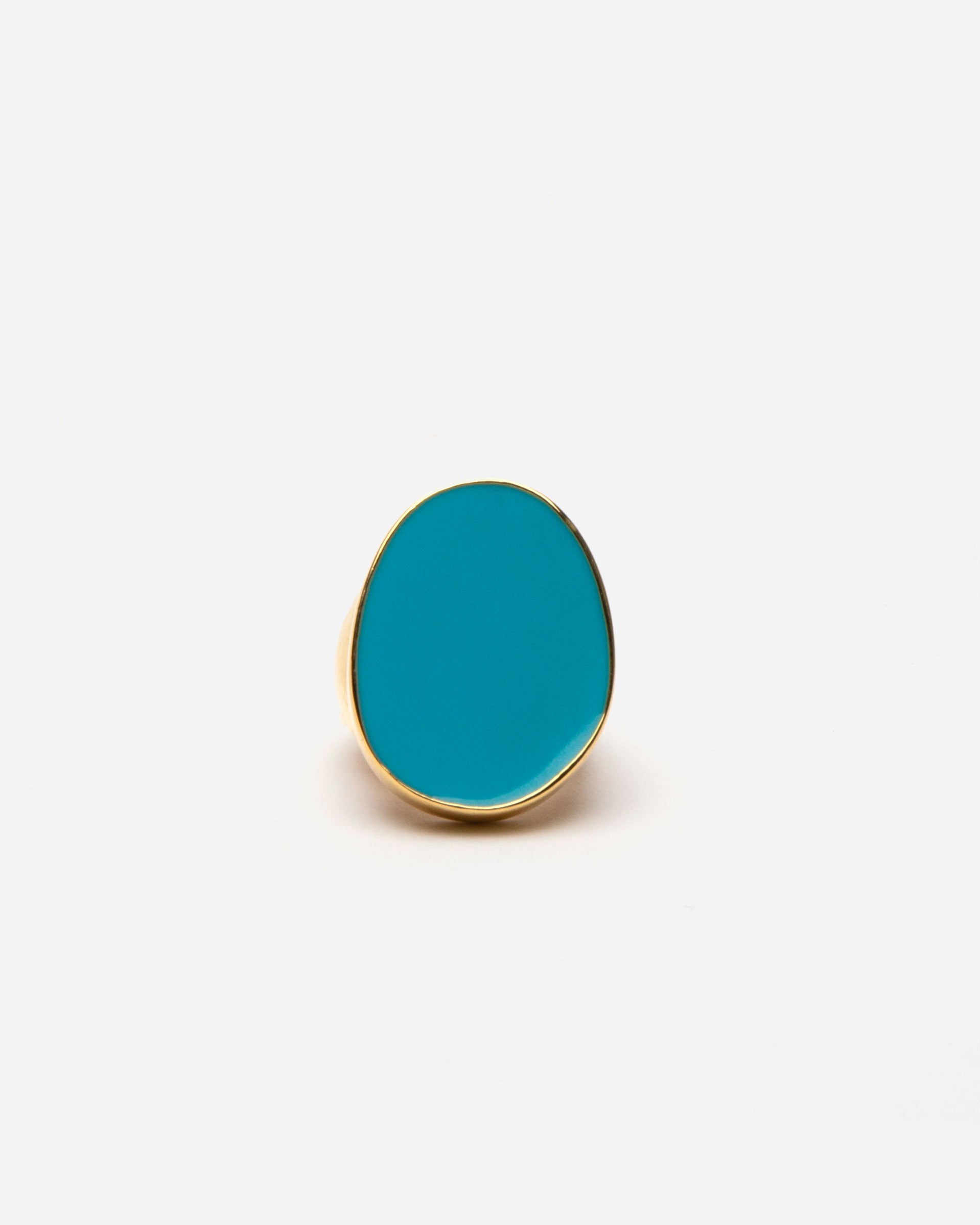 Enamel Palette Ring Turquoise