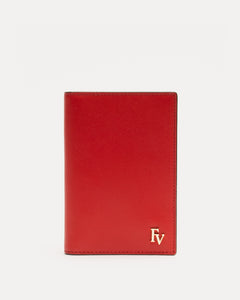 Passport Holder Red - Frances Valentine