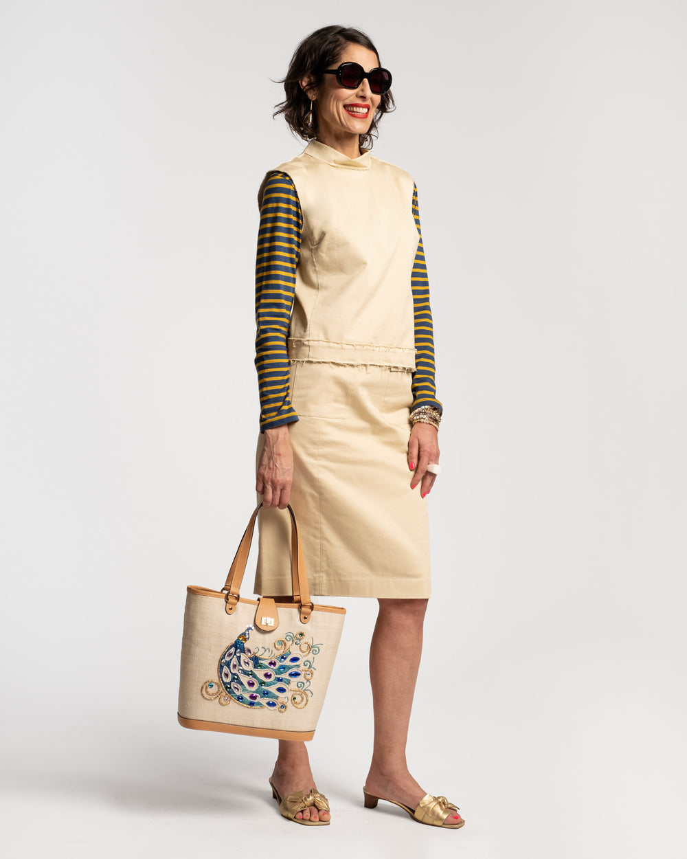 Colette Shell - Khaki - Frances Valentine