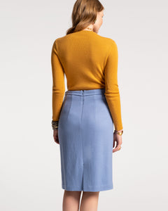 Marie Long Sleeve Sweater Mustard - Frances Valentine