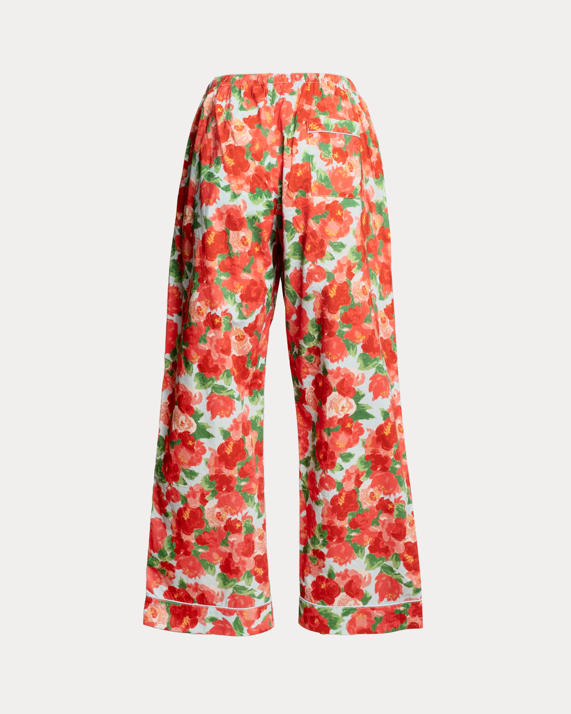 Teddy Pajama Pant Peony