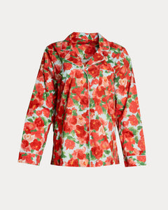 Teddy Pajama Top Peony - Frances Valentine