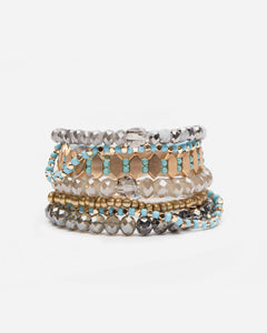 Val D'Lsere Beaded Stacked Bracelet - Frances Valentine