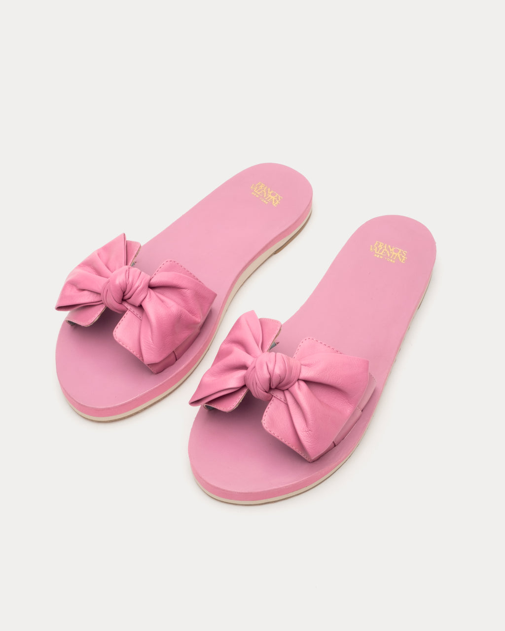 Sandy Cloud Slide Soft Nappa Pink Oyster – Frances Valentine