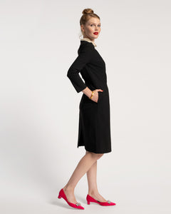 Carolyn Dress Black - Frances Valentine