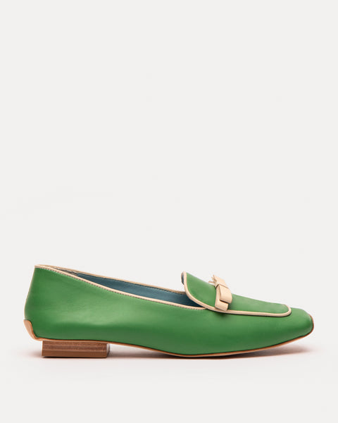 Loafers green clearance