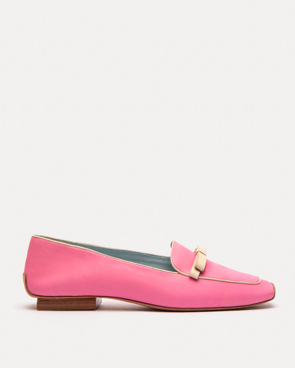 Suzanne Loafer - Leather Pink Oyster - Frances Valentine