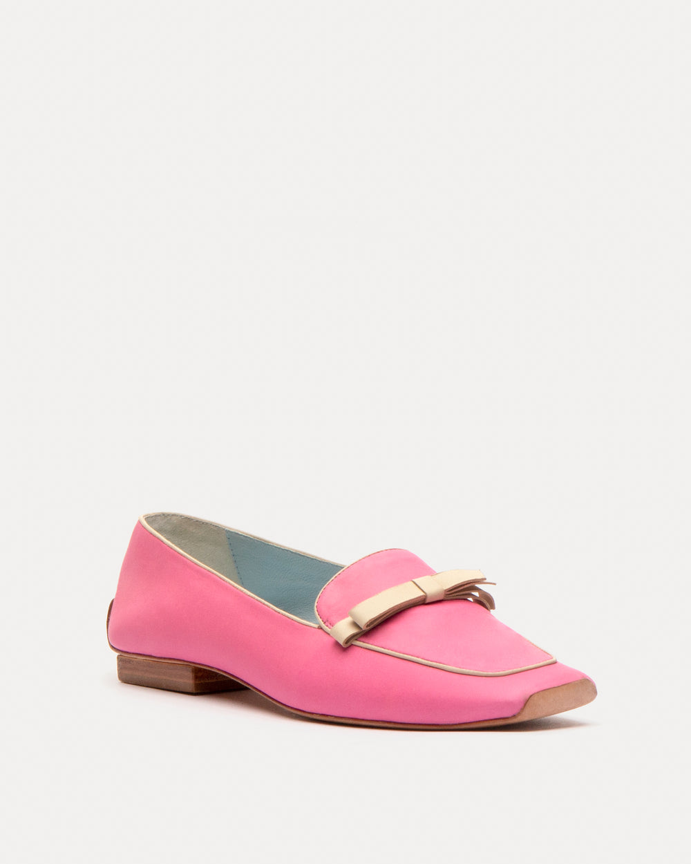 Suzanne Loafer - Leather Pink Oyster - Frances Valentine