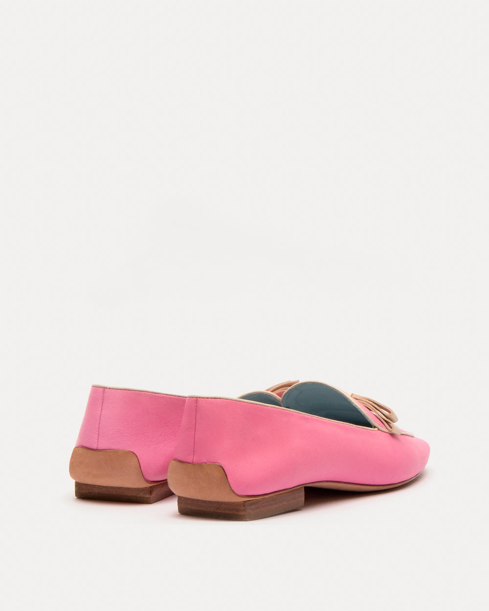Suzanne Loafer - Leather Pink Oyster - Frances Valentine