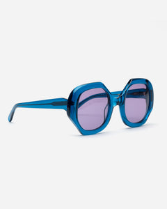 Selima Optique x FV Skip Sunglasses Blue - Frances Valentine