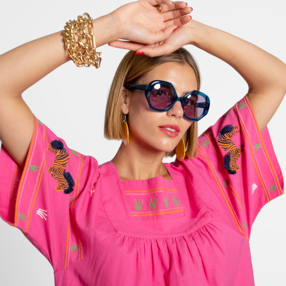 Selima Optique x FV Skip Sunglasses - Honey - Frances Valentine