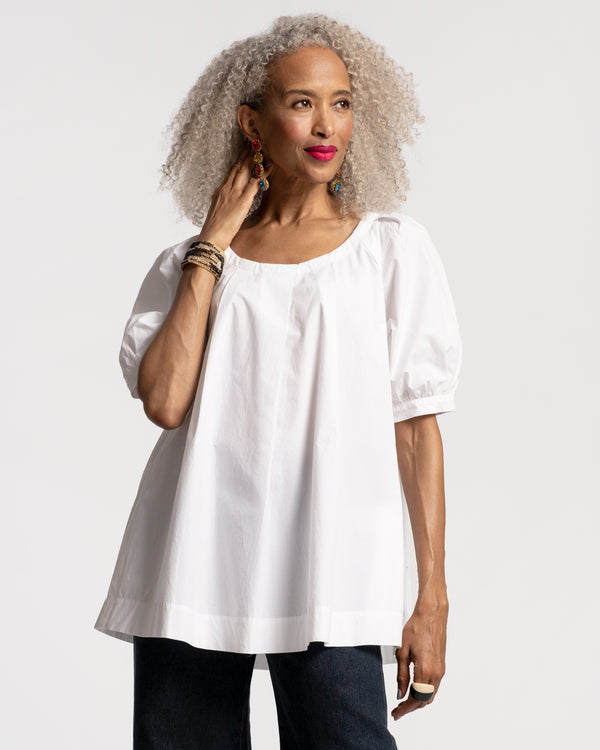 Zonda Top - White - Frances Valentine